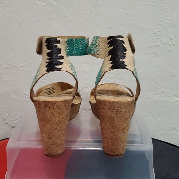 Lucky Genuine Leather McDowell Wedges in Snakeskin Size 8.5 - Picture 11 of 12